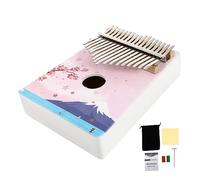 SAFIGLE 1set Kalimba Thumb Piano for Beginners Ergonomic Design Beautiful Polished Finish Tuning Hammer Included for Friends Family for Music