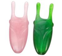 SAFIGLE 1set Resin Body Massage Tool Multi Use Lymphatic Massager for Body and Face Smooth Surface for Safe Skincare Present for Massage Lovers 2pcs