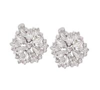 SAFIGLE 2-Pack Detachable Crystal Shoe Clips Rhinestone Buckles for Women Elegant Wedding Shoe Accessories Shiny Decoration for High Heels and Flats