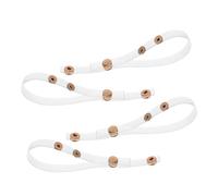 SAFIGLE 2 Pairs Adjustable Drop Shoe Straps Transparent Heel Straps for Women Snap Button Design for Secure Fit High Heels Versatile for All Foot Shapes and Seasons