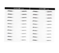 SAFIGLE 2 Pairs Artificial Eyebrow Patch of Eyebrow Stickers Hair Like Simulation for Men Easy to Use for Natural Look