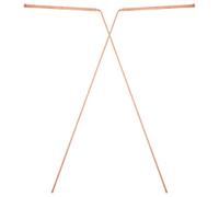 SAFIGLE 2 Pcs Copper Divining Rods for Water Vein and Magnetic Field Detection Lightweight Portable Dowsing Sticks for Geological Survey Mineral Exploration and Energy Seeking