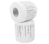 SAFIGLE 2 Rolls Creative Mathematical Formula Printed Toilet Paper Fun Bathroom Accessory Unique Decorative Tissue for Parties Dining Table Use