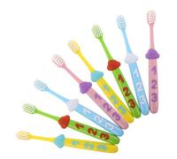 SAFIGLE 2 Sets Soft Toothbrush for Ages Gentle Bristle Manual Brush with Fun Number Handle Designed for Tooth Replacement Stage and Cavity Prevention