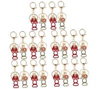SAFIGLE 20 Pcs Year of The Rabbit Keychain Bag Pendant Bunny Ornament Lovely Keychain Key Fob Key Decoration Purse Zipper Pendants Keychain Decorative Bag Zipper Pendants Zinc Alloy