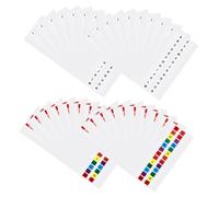 SAFIGLE 20 Sheets Alphabet Page Tabs for Notebooks Adhesive Index Stickers with Colorful Letters Small Decorative Flags for School and Office Organization