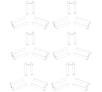 SAFIGLE 200pcs Lens Retainer for Rimless Eyeglasses Dual Plug Washers Eyeglass Fitting Tool Spare Parts for Spectacles Repair and Installation