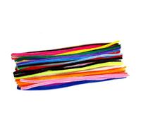 SAFIGLE 200pcs Plush Twisted Sticks Bendable Bars for DIY Crafts Colorful Soft Twisted Rods Creative Handicraft Material for Imaginative Craft Making