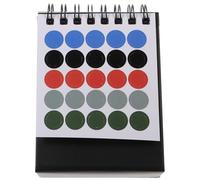 SAFIGLE 2024 Mini Desktop Flip Calendar Matte Black Monthly Stand Calendar for Office Desk Planning September 2023 to December 2024