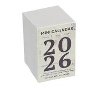 SAFIGLE 2026 Mini Daily Tear-Off Calendar, Retro Minimalist Small Desk Planner with 365 Days Schedule, Portable Paper Daily Handbook for Home and Office Use