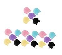 SAFIGLE 20pcs Clarinet Thumb Rest Cushion Silicone Finger for Clarinet Portable Thumb Holder for Comfort Correct Finger Position Lemon
