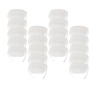 SAFIGLE 20Pcs Disposable Collar Sweat Absorption Pads Invisible Sweatband Stickers for Men and Women Shirt Collars Summer Inner Sweat Absorbing Sticker
