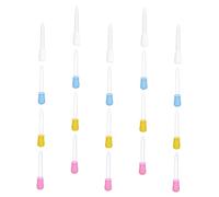SAFIGLE 20pcs Graduated Dropper Pipettes for Boys and Girls Toddlers Silicone Medicine Droppers Easy Clean Pp Material Random Color