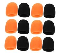 SAFIGLE 20pcs Handheld Microphone Covers Sponge Windscreen Muff with Thick Sponge Material for Mic Protection Windproof Performance and Sleeve Options for Ktv Parties and Stage Use