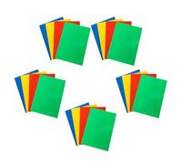 SAFIGLE 20pcs Lightweight Student Writing Pads with Rounded Corners, Pp Material Office Desk Mats for Studying and Office Use, Easy to Hold Anti Scratch Writing Boards in Random Color