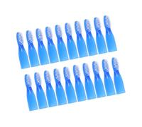SAFIGLE 20pcs Mini Soft Bristle Toothbrush Short Handle Tooth Brush for Prison Use Safety Oral Cleaning Prevent Self-harm Gentle Brushing for Confined Spaces
