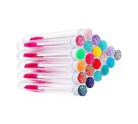 SAFIGLE 20pcs Mixed Color Eyelash Brush Tubes and Empty Mascara Wands Makeup Tool for Eyelash Extensions and Diy Beauty