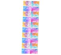 SAFIGLE 20pcs Note Kalimba Thumbs Piano Keys Stickers Removable Non-residue Beginner Piano Key Stickers for Music Learning