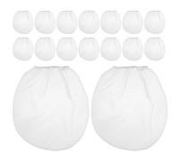 SAFIGLE 20pcs Paint Filter Bags: 1 Gallon White Fine Mesh Strainer With Elastic Top Opening Mesh Bag For Paint Bucket Gardening Hydroponics