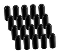 SAFIGLE 20pcs Plastic Airbrush Bottle Caps Replacement Parts with Secure Seal Portable Nozzle Covers for Airbrush Jars Easy to Use Compatible with Standard Bottles