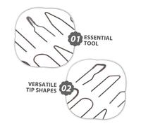 SAFIGLE 20pcs Pyrography Pen Tips for Wood Leather Paper Heat-Resistant Wood Burner Nibs for Detailed Engraving and Fine Crafting Replacement Wire Tips for Precise Woodburning Art