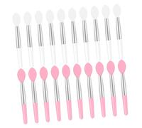 SAFIGLE 20pcs Silicone Lip Brush with Soft Heads for Precise Lipstick and Gloss Application Portable Mini Lip Mask Applicators in White and Pink Travel Friendly Makeup Tools for