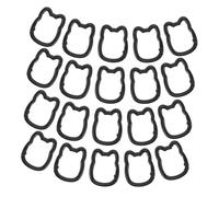 SAFIGLE 20pcs Zinc Alloy Cat Keychain Hooks with Spring Loaded Open Rings Durable and Rust Resistant Keyring Chains for DIY Accessories Bag Charms Backpack and Key Holders
