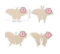 SAFIGLE 24 Pcs Unfinished Wooden Butterflies Crafts for Painting Handmade Intricate Wood Cutouts for Birthday Decorations and DIY Home Art Projects