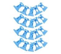 SAFIGLE 24pcs Electric Fence Insulators for Posts and Wire, Plastic round Clips with Easy Installation and UV Resistance, Suitable for Farm Wire Fencing Corner Pipes and Electric Fencing