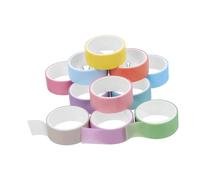 SAFIGLE 24pcs Japanese Washi Tape Colors Decorative Masking Tape for DIY Crafts Scrapbooking Journals Planners Card Wrapping with Clean Removal for Teachers Women