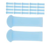 SAFIGLE 24pcs Silicone Ear Spoon Replacement Tips Soft Visual Ear Wax Remover Lightweight and Easy to Use Sleeves for Family Use
