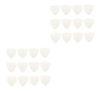 SAFIGLE 24pcs Transparent Nylon Guitar Picks Anti-skid Plectrums for Ukulele Guitar Sturdy for Daily Practice for Music