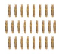 SAFIGLE 25pcs Brass Barrel Hinges 4x20mm for Jewelry and Wooden Boxes Concealed Round Cylinder Hidden Hinges for Cabinet Doors Suitable for Craft and DIY Projects