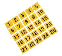 SAFIGLE 25pcs Investigation Evidence Marker Number 1-25 Double Sided