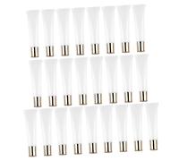 SAFIGLE 25pcs Lip Gloss Squeeze Tubes Refillable Empty Lip Balm Containers Clear for Handmade Creations and Travel Lightweight and Leak Design