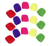 SAFIGLE 25pcs Thickened Microphone Cover Mic Covers for Karaoke Recording Studios Stage Performances Elastic Sleeve and Windscreen Protection