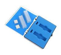 SAFIGLE 2Pcs 10Mm Quartz Cuvette Set for Spectrophotometer Laboratory Use, Sample Cuvettes for Comparative Analysis and Specimen Testing