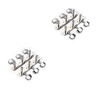 SAFIGLE 2pcs Acoustic Guitar Tuning Key Pegs Metal Square Button A String Winder Tuning Machine Head String