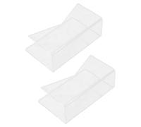 SAFIGLE 2pcs Acrylic Mail Organizer Desktop Set with Simple Installation and Efficient Document Sorting, Elegant Design Integration for Office Decor, for Home and Office Mail Clutter