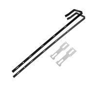 SAFIGLE 2pcs Adjustable Over Door Mirror Hanger with Heavy Duty Metal Hooks Space-Saving Brackets for Clothes and Mirrors Flexible Positions for Dresses and Jackets Easy Install