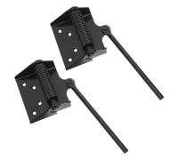 SAFIGLE 2pcs Adjustable Self-Closing Door Hinges with Spring-Loaded Automatic Closing Mechanism, Heavy Duty Metal Construction, 90 Degree Auto Close for Office and School Use