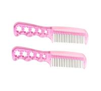 SAFIGLE 2Pcs Anti-Static Wig Brush Set for Dolls Wire Bristle Comb for Synthetic Hair Extensions Portable Hair Styling Tool for Girls and Women