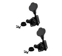 SAFIGLE 2pcs Bass Guitar Tuning Pegs Right Side Tuners for Electric Bass High Precision Tuning Keys Heavy Duty Gear Strings