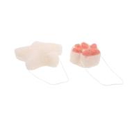 SAFIGLE 2Pcs Bath Sponges Cute Sea Star Cat Paw Designs for Newborns and Safe Shower Scrub for Enhanced Bonding Moments for Everyday Use
