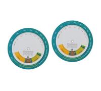 SAFIGLE 2pcs Bmi Quick Look Wheel Wall Mounted Obesity Index Chart for Women Safe Measurement Tool for Easy Bmi Reference and Health Monitoring One
