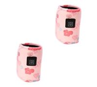 SAFIGLE 2pcs Bottle Warmer Newborn Boy Girl Portable Bottle Heater Born Essentials