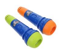 SAFIGLE 2pcs Boy Girl Plaything Lightweight Simulation Microphone Toys for Boy Girl Early Development Musical Instruments for Singing Pretend Play