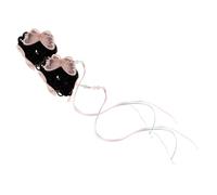 SAFIGLE 2pcs Boys and Girls Wig Hair Ties Boho Hair Accessories Side Elastic Ponytail Holders for Girls