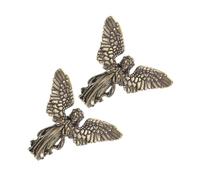 SAFIGLE 2pcs Brass Cherub Statue with Wings Guardian Angel Figurines for Wedding and Romantic Decor Praying Cupid Angel Ornaments Symbolizing Protection and Blessings Home Decoration