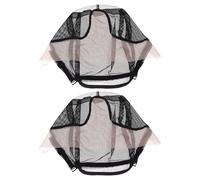 SAFIGLE 2pcs Breathable Wig Cap Hair Net Hood Adjustable Wig Mesh for Care and Storage for Daily Use and Maintenance